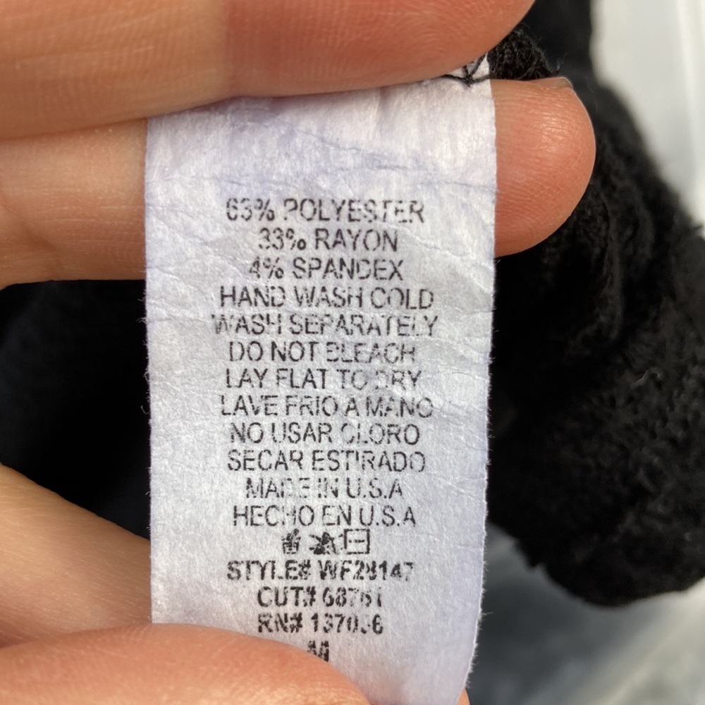 EUC Anthropologie Lazy Sundays Waffle Thermal Twist Wrap Long Sleeve Henley - Picture 7 of 7